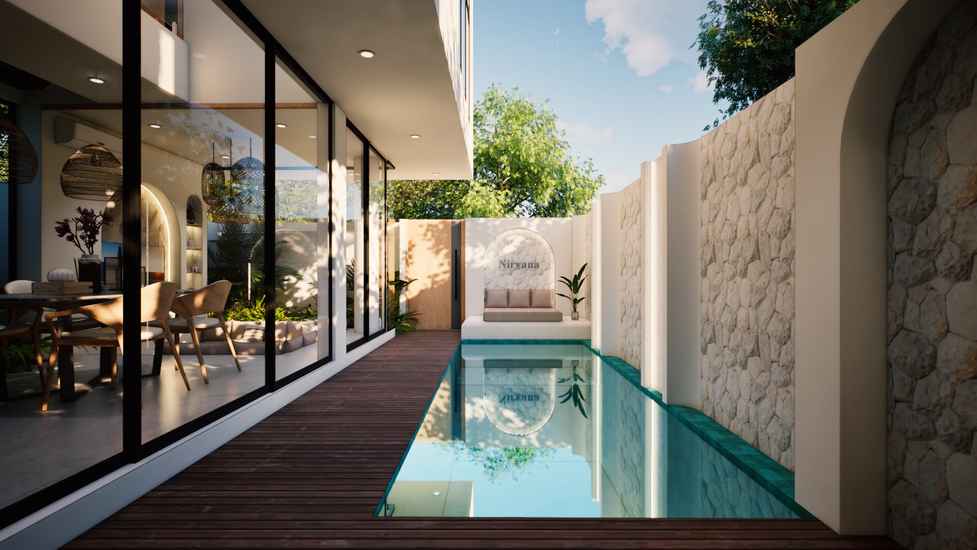 Pool view 1